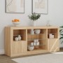 Sideboard mit LED-Leuchten Sonoma-Eiche 142,5x37x67 cm von , Sideboards - Ref: Foro24-3209088, Preis: 164,51 €, Rabatt: %