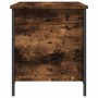 Engineered wood storage bench smoked oak 80x42.5x50 cm by , Benches for halls and storage - Ref: Foro24-839015, Price: 59,48 ...