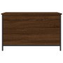 Oak brown engineered wood storage bench 80x42.5x50 cm by , Benches for halls and storage - Ref: Foro24-839017, Price: 60,75 €...