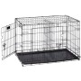 Ferplast Dog-Inn 90 grauer Hundekäfig 92,7 x 58,1 x 62,5 cm von Ferplast, Transportboxen und Boxen für Haustiere - Ref: Foro2...