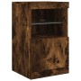 Sideboard with LED lights smoked oak 164x37x67 cm by , Sideboards - Ref: Foro24-3209055, Price: 201,91 €, Discount: %