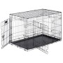 Ferplast Dog-Inn 90 grauer Hundekäfig 92,7 x 58,1 x 62,5 cm von Ferplast, Transportboxen und Boxen für Haustiere - Ref: Foro2...