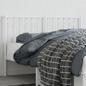 Cabecero de metal blanco 135 cm de , Cabeceros y pies de cama - Ref: Foro24-374518, Precio: 32,10 €, Descuento: %