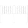 White metal headboard 135 cm by , Headboards and footboards - Ref: Foro24-374518, Price: 32,10 €, Discount: %