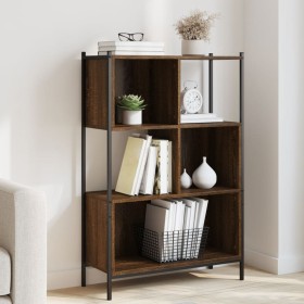 Eichenbraunes Holzwerkstoffregal 72x28x109 cm von , Bücherregale und Regale - Ref: Foro24-838887, Preis: 61,63 €, Rabatt: %