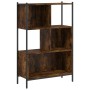 Estantería madera de ingeniería roble ahumado 72x28x109 cm de , Librerías y estanterías - Ref: Foro24-838885, Precio: 59,36 €...