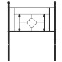 Cabecero de metal negro 75 cm de , Cabeceros y pies de cama - Ref: Foro24-374365, Precio: 28,99 €, Descuento: %