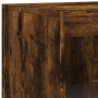 Sideboard with LED light 3 pieces engineered wood smoked oak by , Sideboards - Ref: Foro24-3209125, Price: 183,71 €, Discount: %