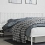 Cabecero de metal blanco 200 cm de , Cabeceros y pies de cama - Ref: Foro24-374524, Precio: 37,30 €, Descuento: %