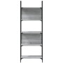 Bookcase with 5 shelves gray Sonoma wood 60.5x24x166.5 cm by , Bookcases and shelves - Ref: Foro24-838866, Price: 51,39 €, Di...