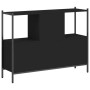 Schwarzes Holzwerkstoffregal 102 x 28 x 77,5 cm von , Bücherregale und Regale - Ref: Foro24-838898, Preis: 60,57 €, Rabatt: %