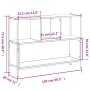 Schwarzes Holzwerkstoffregal 102 x 28 x 77,5 cm von , Bücherregale und Regale - Ref: Foro24-838898, Preis: 60,57 €, Rabatt: %