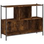 Regal aus geräuchertem Eichenholzwerkstoff, 102 x 28 x 77,5 cm von , Bücherregale und Regale - Ref: Foro24-838900, Preis: 58,...