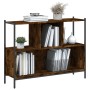 Regal aus geräuchertem Eichenholzwerkstoff, 102 x 28 x 77,5 cm von , Bücherregale und Regale - Ref: Foro24-838900, Preis: 58,...