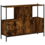 Regal aus geräuchertem Eichenholzwerkstoff, 102 x 28 x 77,5 cm von , Bücherregale und Regale - Ref: Foro24-838900, Preis: 58,...