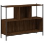 Estantería madera de ingeniería marrón roble 102x28x77,5 cm de , Librerías y estanterías - Ref: Foro24-838902, Precio: 60,99 ...