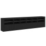 Aparador con luces LED negro 283x37x67 cm de , Aparadores - Ref: Foro24-3209017, Precio: 292,54 €, Descuento: %