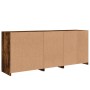 Sideboard with LED lights smoked oak 181.5x37x67 cm by , Sideboards - Ref: Foro24-3209041, Price: 198,99 €, Discount: %