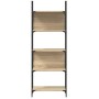 Bookcase with 5 shelves Sonoma oak wood 60.5x24x166.5 cm by , Bookcases and shelves - Ref: Foro24-838864, Price: 49,72 €, Dis...