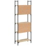 Bookcase with 5 shelves Sonoma oak wood 60.5x24x166.5 cm by , Bookcases and shelves - Ref: Foro24-838864, Price: 49,72 €, Dis...