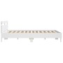 White engineered wood bed frame with headboard 160x200cm by , Beds and slatted bases - Ref: Foro24-3207406, Price: 126,99 €, ...