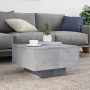 Concrete gray engineered wood coffee table 55x55x31 cm by , Coffee table - Ref: Foro24-836570, Price: 46,08 €, Discount: %