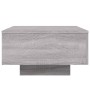 Mesa de centro con luces LED gris Sonoma 55x55x31 cm de , Mesas de centro - Ref: Foro24-836579, Precio: 59,73 €, Descuento: %