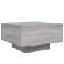 Mesa de centro madera de ingeniería gris Sonoma 55x55x31 cm de , Mesas de centro - Ref: Foro24-836572, Precio: 44,14 €, Descu...