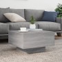 Sonoma gray engineered wood coffee table 55x55x31 cm by , Coffee table - Ref: Foro24-836572, Price: 44,19 €, Discount: %