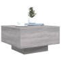 Mesa de centro madera de ingeniería gris Sonoma 55x55x31 cm de , Mesas de centro - Ref: Foro24-836572, Precio: 44,14 €, Descu...