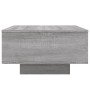 Mesa de centro madera de ingeniería gris Sonoma 55x55x31 cm de , Mesas de centro - Ref: Foro24-836572, Precio: 44,14 €, Descu...