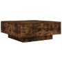 Smoked oak engineered wood coffee table 80x80x31 cm by , Coffee table - Ref: Foro24-836585, Price: 67,83 €, Discount: %