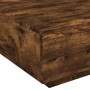 Smoked oak engineered wood coffee table 80x80x31 cm by , Coffee table - Ref: Foro24-836585, Price: 67,83 €, Discount: %