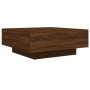 Brown oak engineered wood coffee table 80x80x31 cm by , Coffee table - Ref: Foro24-836587, Price: 66,99 €, Discount: %