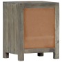 Mesita de noche madera maciza de mango gris 40x30x50 cm de vidaXL, Mesitas de noche - Ref: Foro24-282734, Precio: 118,01 €, D...