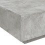 Coffee table with LED lights concrete gray 80x80x31 cm by , Coffee table - Ref: Foro24-836591, Price: 80,15 €, Discount: %