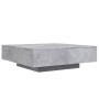 Concrete gray engineered wood coffee table 100x100x31 cm by , Coffee table - Ref: Foro24-836598, Price: 99,16 €, Discount: %