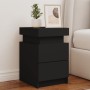 Nightstands with LED lights 2 units black 35x39x55 cm by , Nightstands - Ref: Foro24-836752, Price: 114,47 €, Discount: %