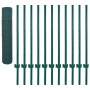 Wire mesh fence with steel posts 25x0.75 m green by vidaXL, fence panels - Ref: Foro24-144604, Price: 101,41 €, Discount: %