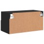 Mueble de TV de pared madera de ingeniería negro 60x30x30 cm de , Muebles TV - Ref: Foro24-836856, Precio: 38,80 €, Descuento: %