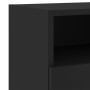 Black engineered wood wall TV cabinet 60x30x30 cm by , TV Furniture - Ref: Foro24-836856, Price: 38,80 €, Discount: %