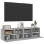 Muebles de pared para TV 2 uds madera gris hormigón 60x30x30 cm de , Muebles TV - Ref: Foro24-836861, Precio: 68,76 €, Descue...