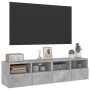 Muebles de pared para TV 2 uds madera gris hormigón 60x30x30 cm de , Muebles TV - Ref: Foro24-836861, Precio: 68,76 €, Descue...