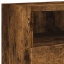 TV wall furniture 2 pcs smoked oak wood 80x30x30 cm by , TV Furniture - Ref: Foro24-836877, Price: 89,81 €, Discount: %