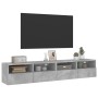 TV wall furniture 2 pcs concrete gray wood 80x30x30 cm by , TV Furniture - Ref: Foro24-836875, Price: 80,65 €, Discount: %