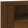 Oak brown engineered wood TV wall cabinet 100x30x30 cm by , TV Furniture - Ref: Foro24-836894, Price: 64,96 €, Discount: %