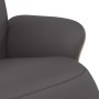 Sillón reclinable con reposapiés cuero sintético gris de , Sillones - Ref: Foro24-356627, Precio: 237,99 €, Descuento: %