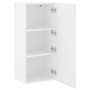 White engineered wood wall TV cabinet 40.5x30x90 cm by , TV Furniture - Ref: Foro24-836924, Price: 52,99 €, Discount: %