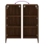 Oak brown engineered wood wall TV cabinet 40.5x30x90 cm by , TV Furniture - Ref: Foro24-836930, Price: 57,37 €, Discount: %