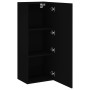 Black engineered wood wall TV cabinet 40.5x30x90 cm by , TV Furniture - Ref: Foro24-836932, Price: 59,29 €, Discount: %